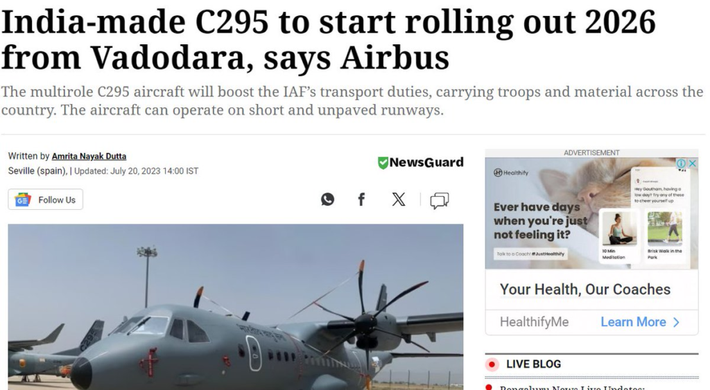 Airbus in India