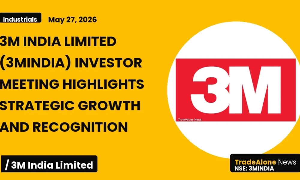 3m India Limited 3mindia Q2 2026 Investor Meeting