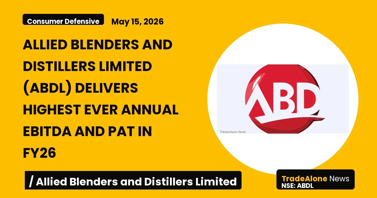 Allied Blenders and Distillers Limited ABDL FY26 Results