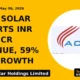 Acme Solar Reports INR 2,507 Cr Revenue, 59% YoY Growth - TradeAlone
