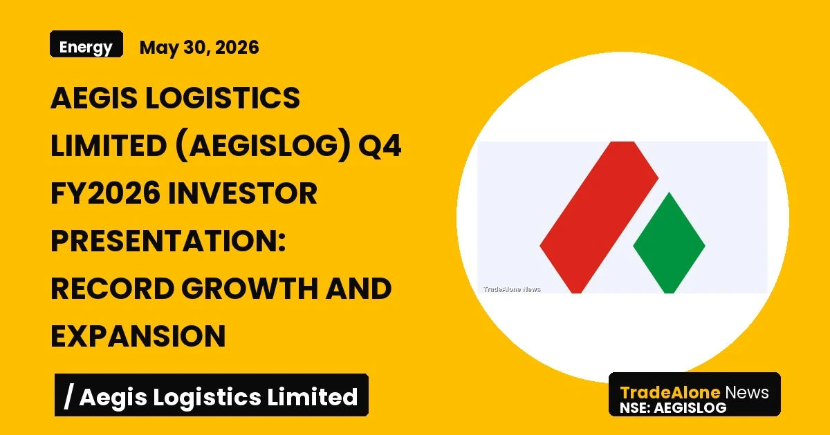 Aegis Logistics Limited Aegislog Q4 FY26 Results