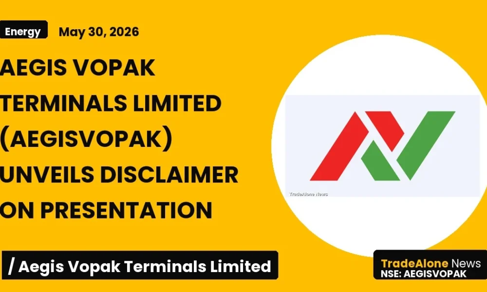 Aegis Vopak Terminals Limited Aegisvopak Disclaimer May 2026