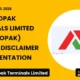 Aegis Vopak Terminals Limited Aegisvopak Disclaimer May 2026
