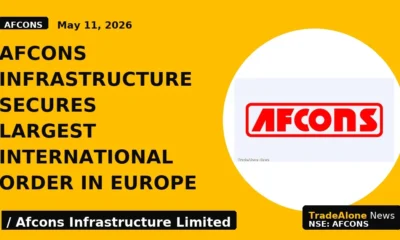 Afcons Infrastructure Secures Largest International Order in Europe - TradeAlone