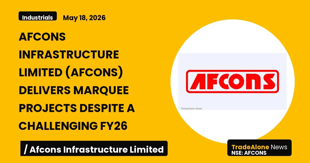 Afcons Infrastructure Limited Afcons FY26 Results