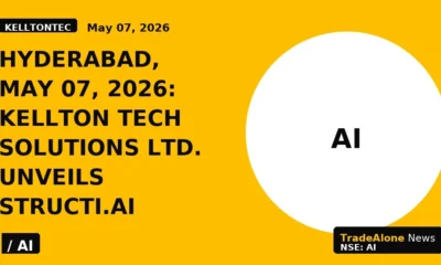 Hyderabad, May 07, 2026: Kellton Tech Solutions Ltd. Unveils Structi.ai - TradeAlone