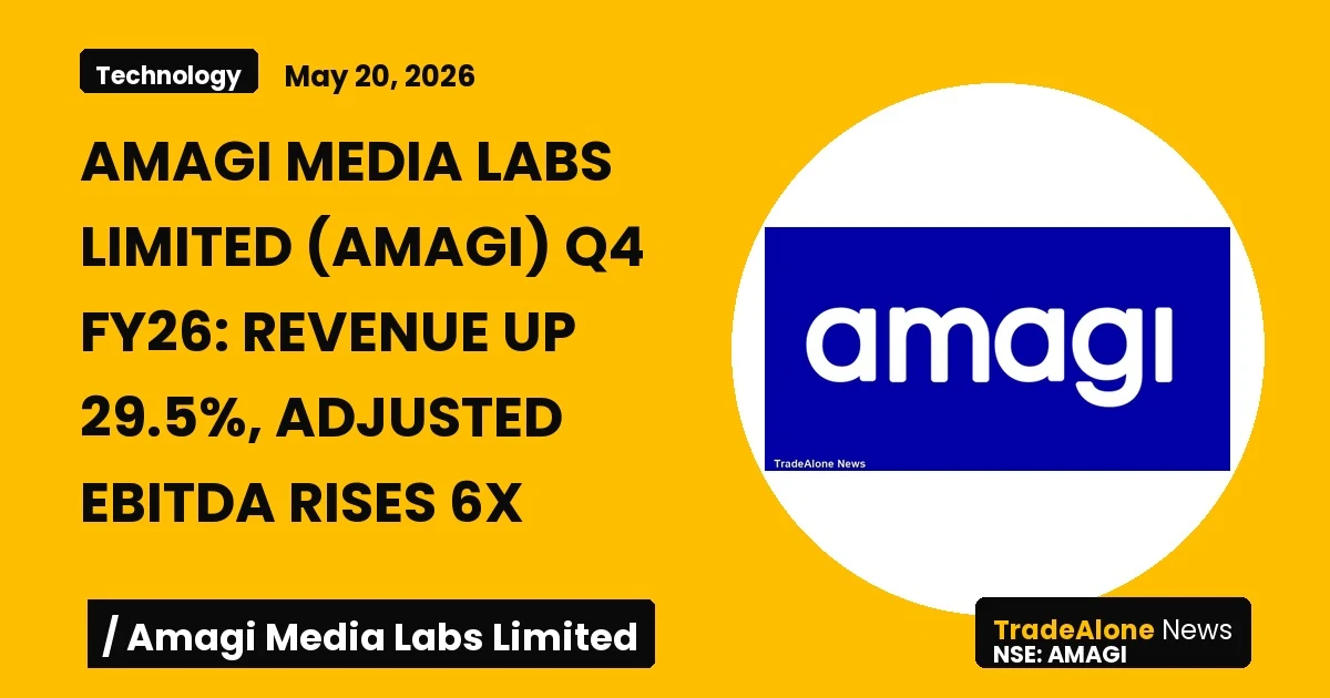 Amagi Media Labs Limited AMAGI Q4 FY26 Results