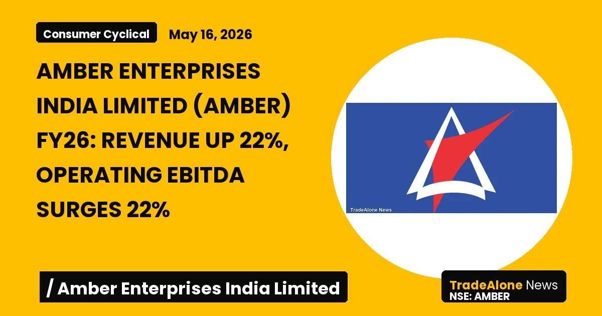 Amber Enterprises India Limited FY26 Results