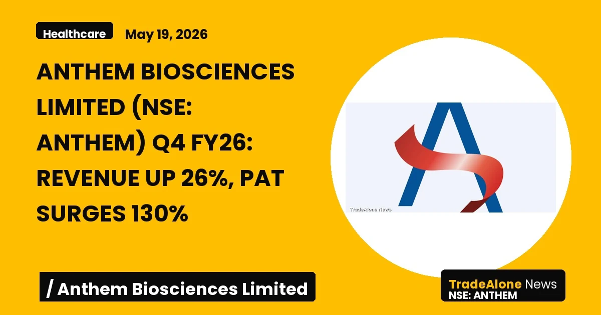 Anthem Biosciences Limited Q4 FY26 Results