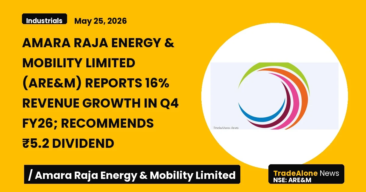 Amara Raja Energy & Mobility Limited ARE&M Q4 FY26 Results