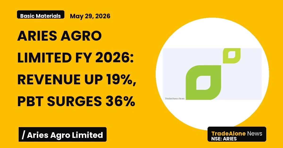 Aries Agro Limited ARIES Fy2026 Results