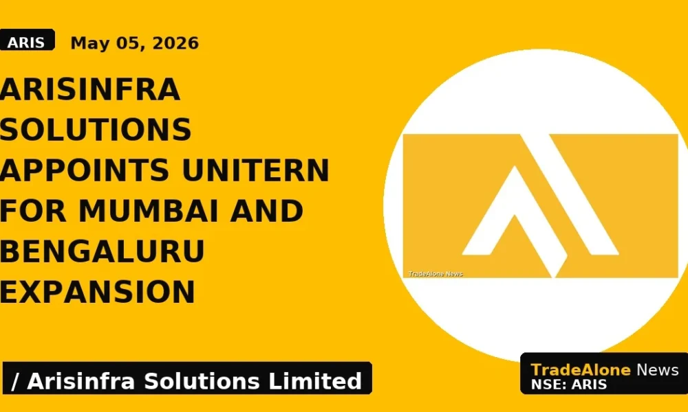Arisinfra Solutions Appoints Unitern for Mumbai and Bengaluru Expansion - TradeAlone