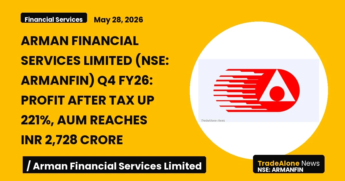 Arman Financial Services Limited Q4 FY26 Results