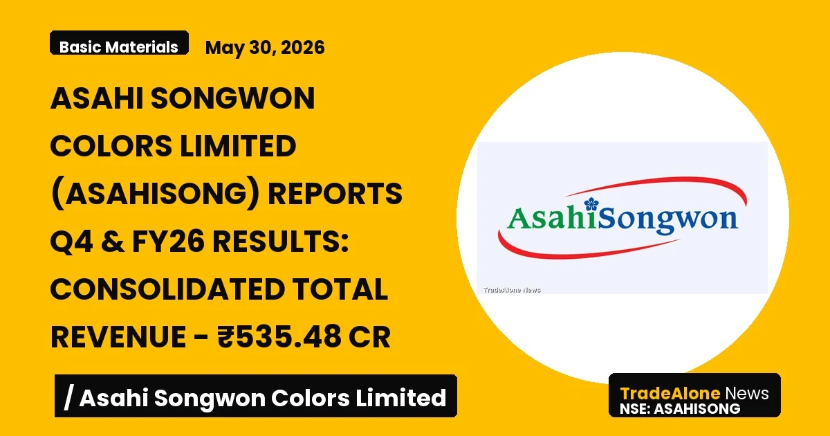 Asahi Songwon Colors Limited Asahisong Q4 FY26 Results