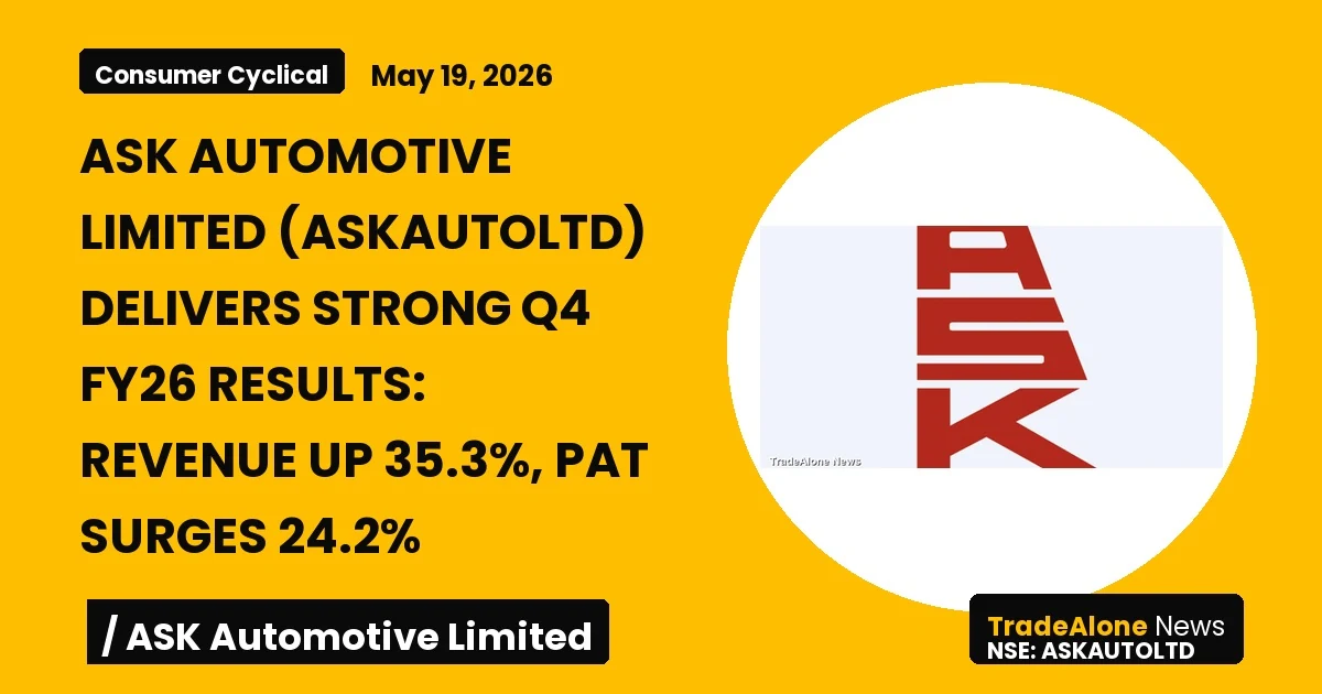 Ask Automotive Limited Askautoltd Q4 FY26 Results