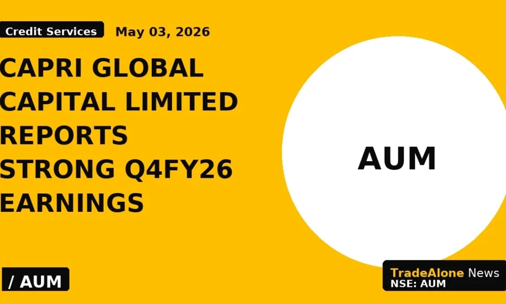 Capri Global Capital Limited Reports Strong Q4fy26 Earnings - TradeAlone