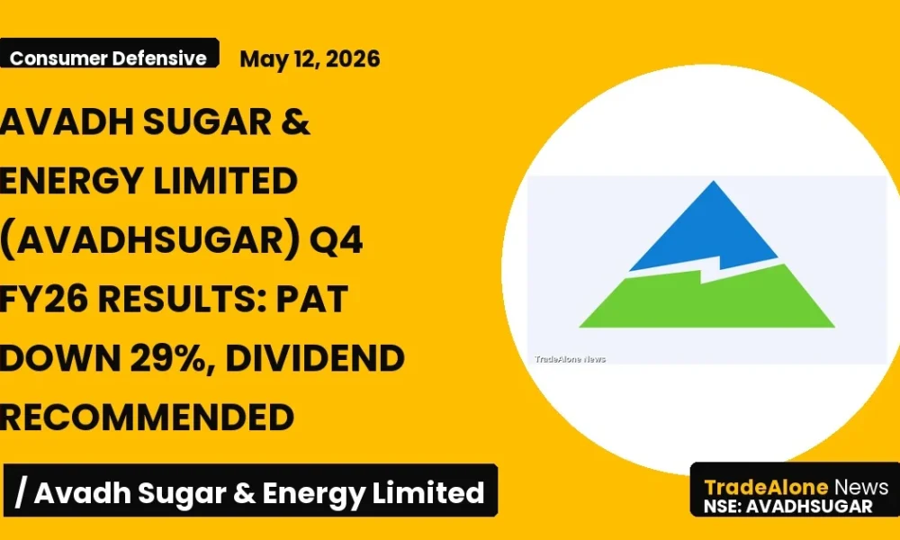 Avadh Sugar & Energy Limited Avadhsugar Q4 FY26 Results