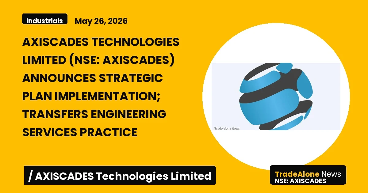 Axiscades Technologies Limited NSE Axiscades Strategic Plan May 2026