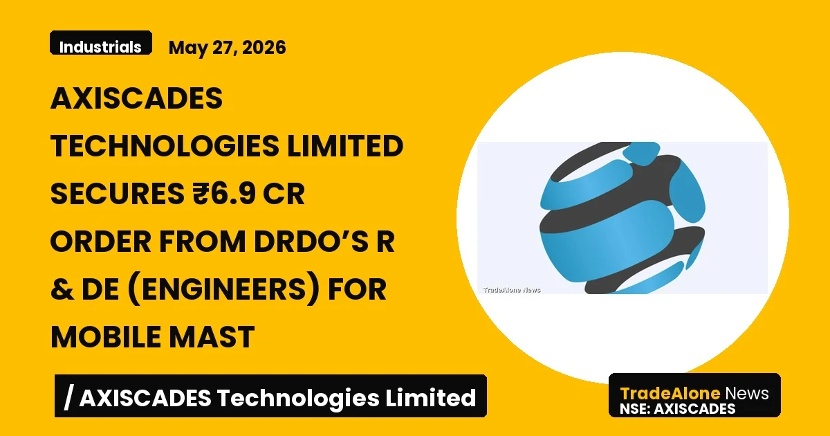 Axiscades Technologies Limited NSE Axiscades Mobile Mast Order