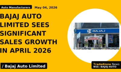 Bajaj Auto Limited Sees Significant Sales Growth in April 2026 - TradeAlone