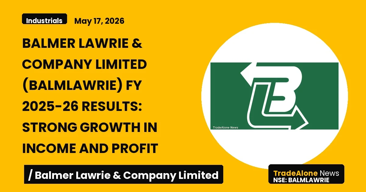 Balmer Lawrie & Company Limited Balmlawrie FY 2025-26 Results