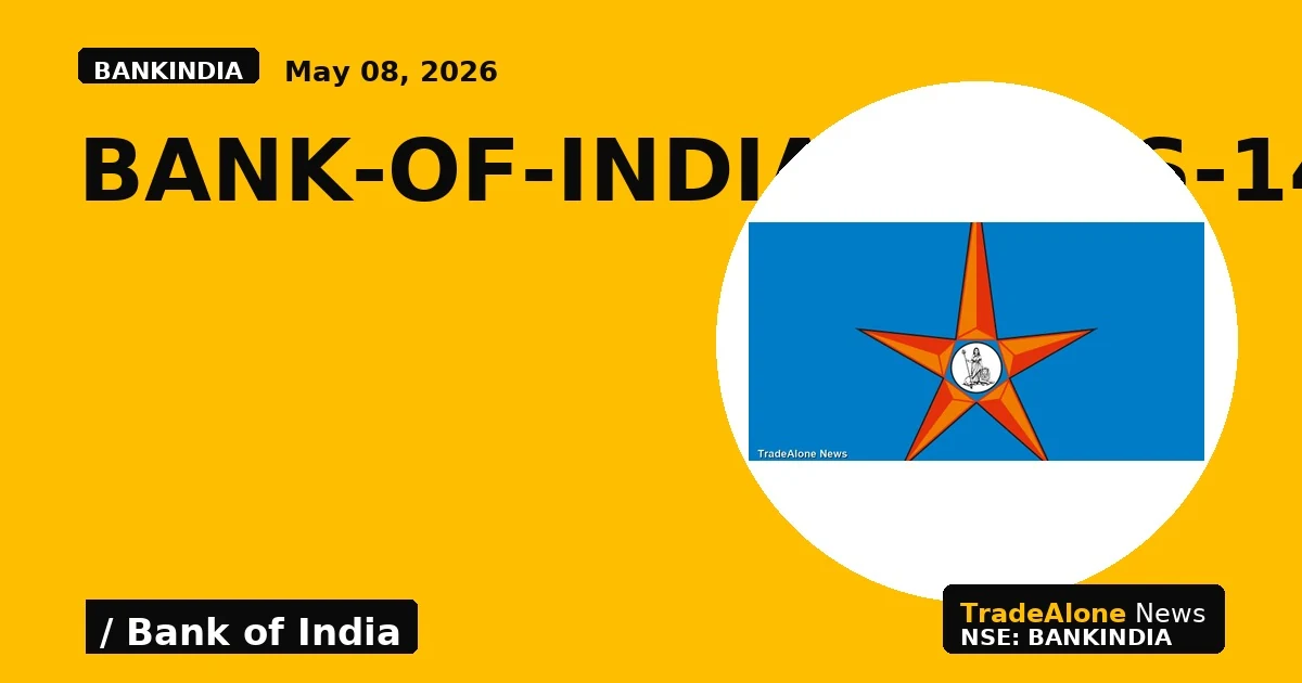 Bank-of-india-posts-14.85%-profit-growth-in-q1-fy26 - TradeAlone