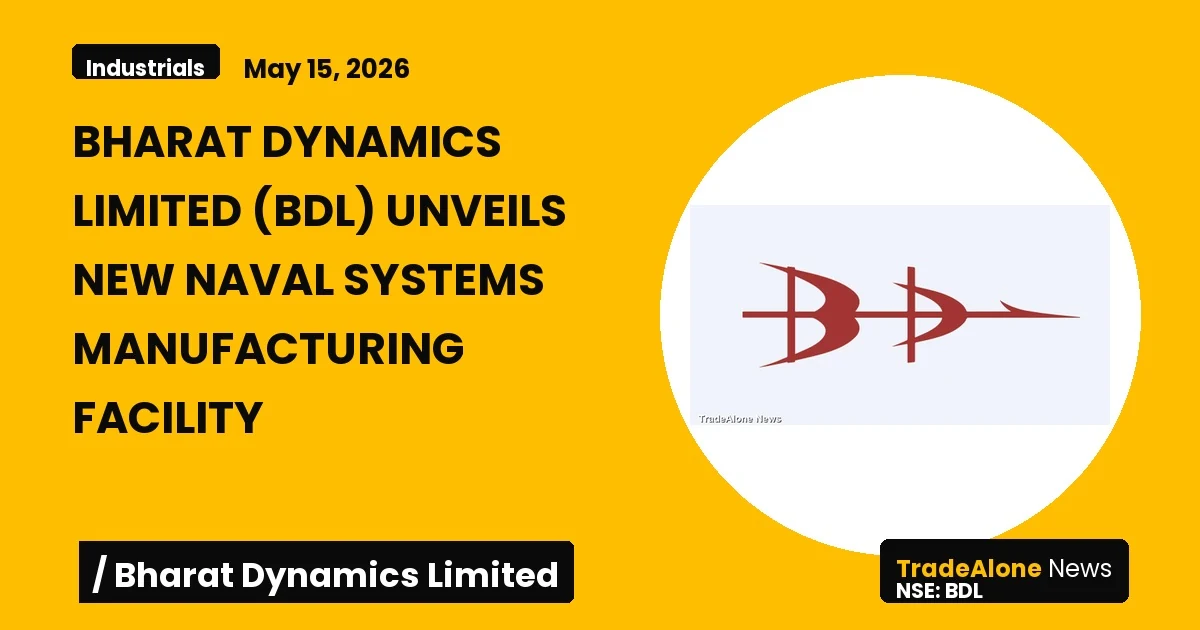 Bharat Dynamics Limited BDL New Naval Facility May 2026
