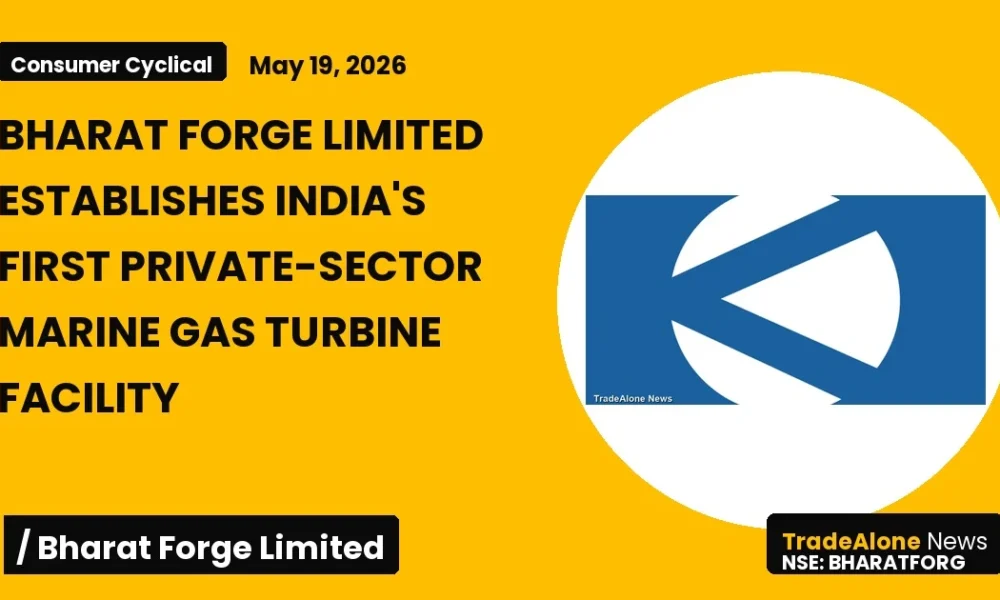 Bharat Forge Limited Bharatforg Mou Marine Gas Turbine Facility