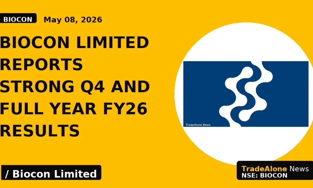 Biocon Limited Reports Strong Q4 and Full Year Fy26 Results - TradeAlone