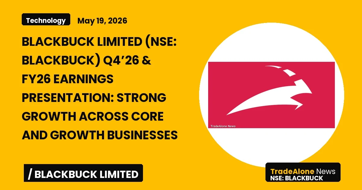 Blackbuck Limited Q4 FY26 Earnings Presentation
