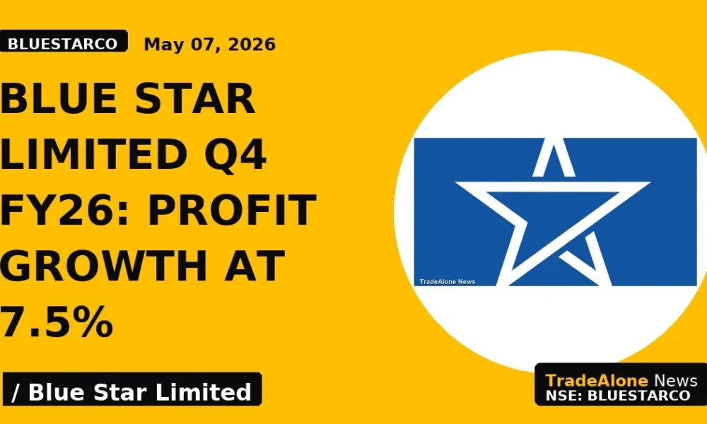 Blue Star Limited Q4 FY26: Profit Growth at 7.5% - TradeAlone