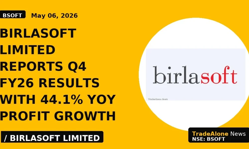 Birlasoft Limited Reports Q4 Fy26 Results With 44.1% Yoy Profit Growth - TradeAlone
