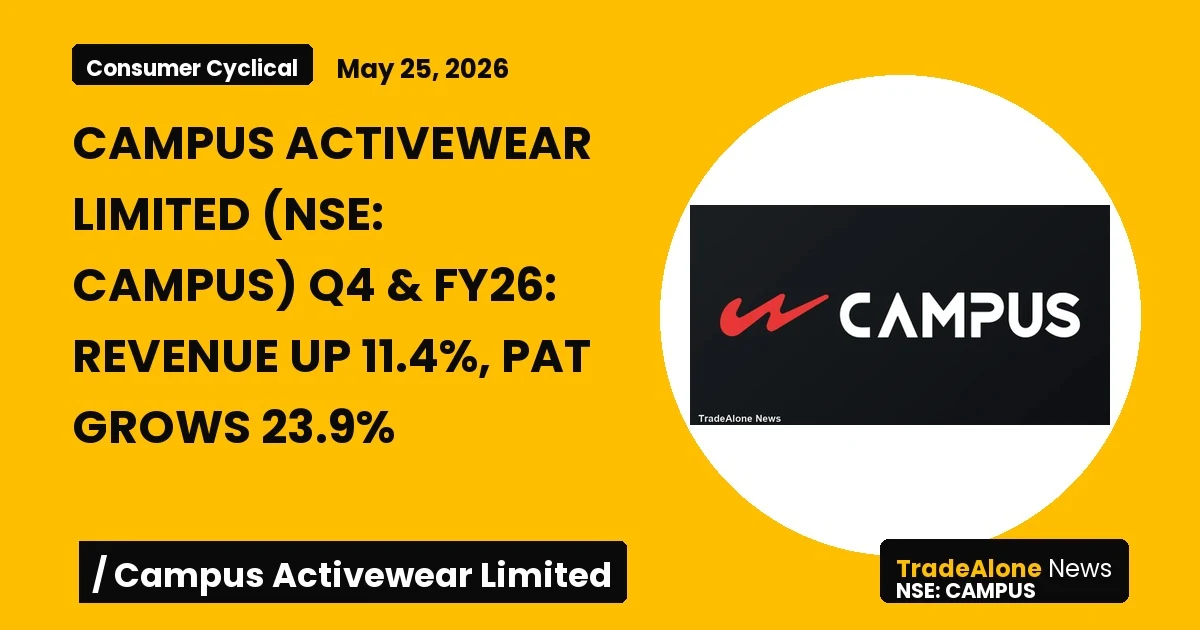 Campus Activewear Limited Campus Q4 FY26 Results