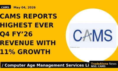 CAMS Reports Highest Ever Q4 FY'26 Revenue With 11% Growth - TradeAlone