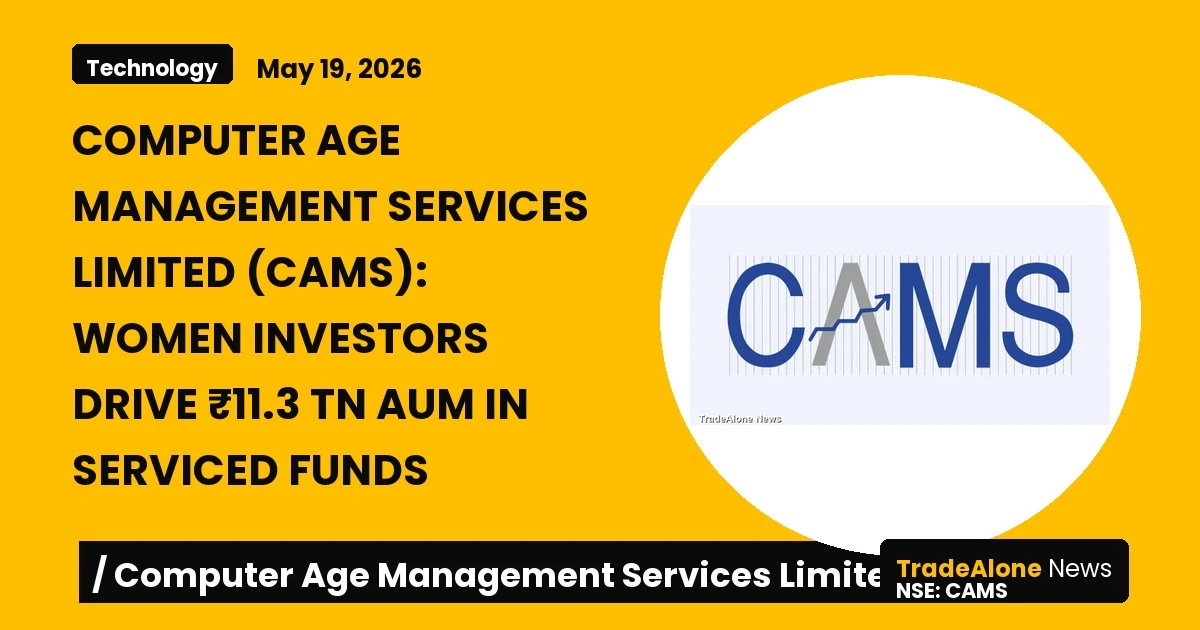 Computer Age Management Services Limited CAMS Q2 FY27 Women Investors