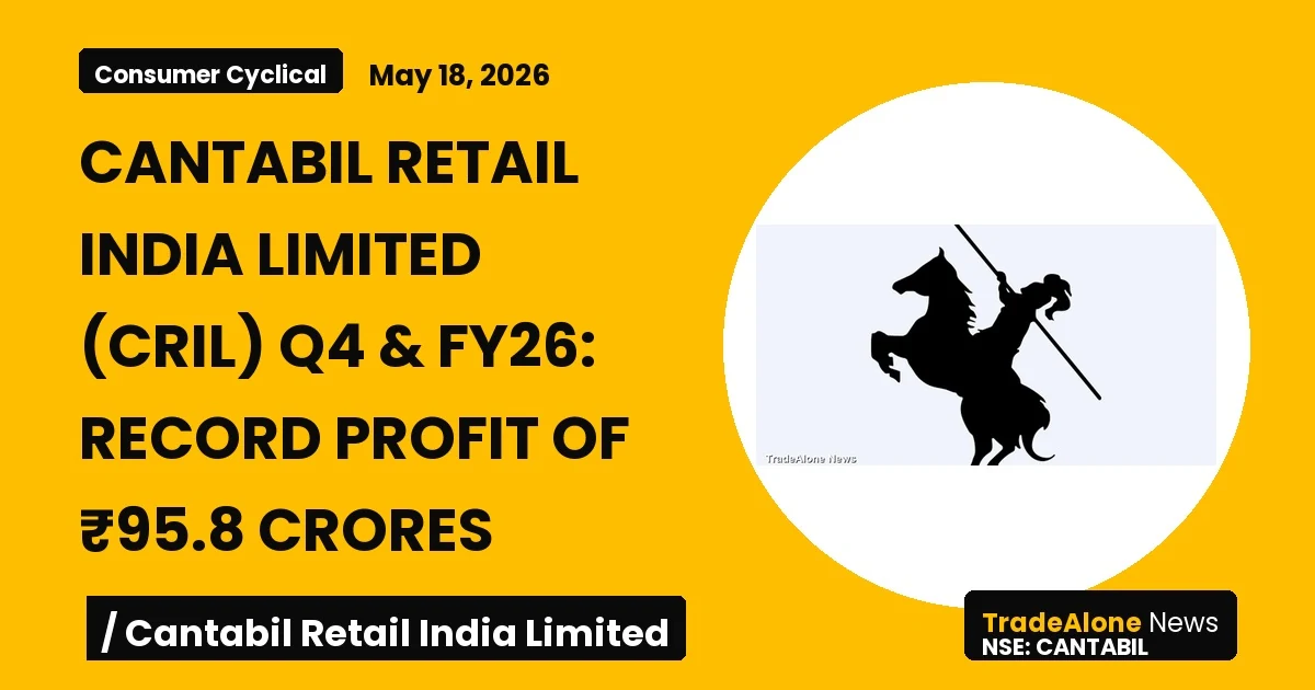 Cantabil Retail India Limited Cantabil Q4 FY26 Results