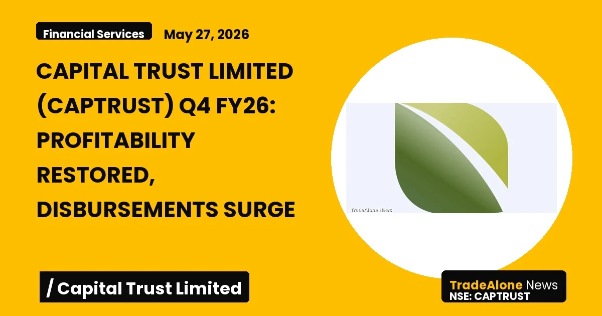 Capital Trust Limited Captrust Q4 FY26 Results