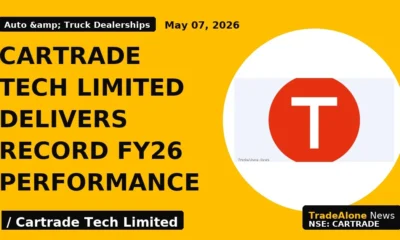 Cartrade Tech Limited Delivers Record Fy26 Performance - TradeAlone