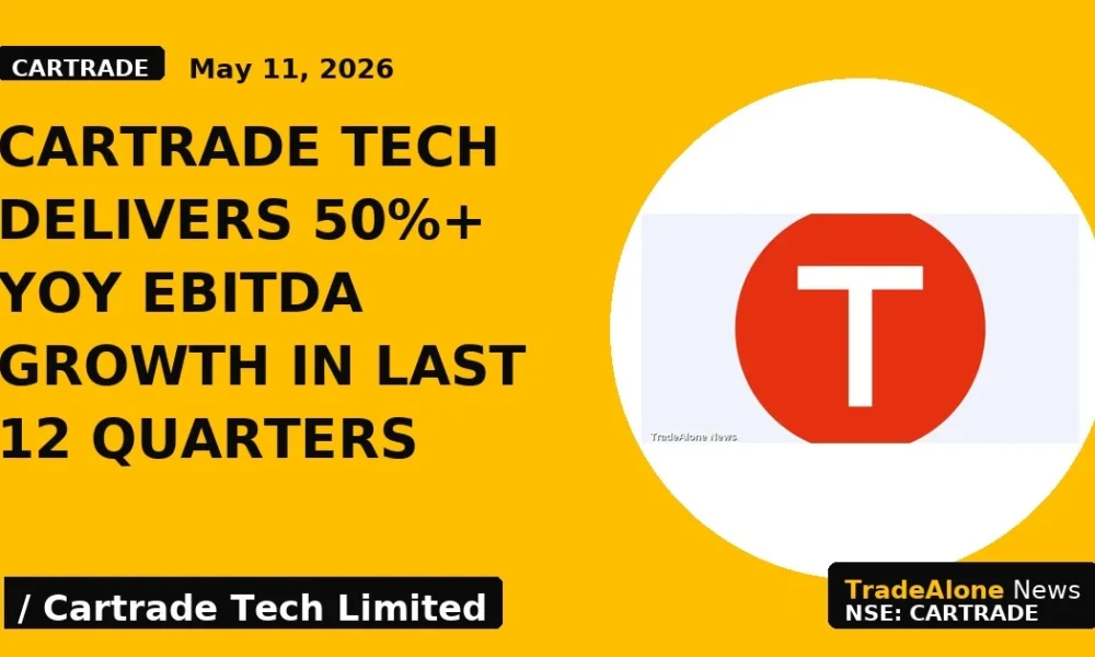 Cartrade Tech Delivers 50%+ Yoy Ebitda Growth in Last 12 Quarters - TradeAlone
