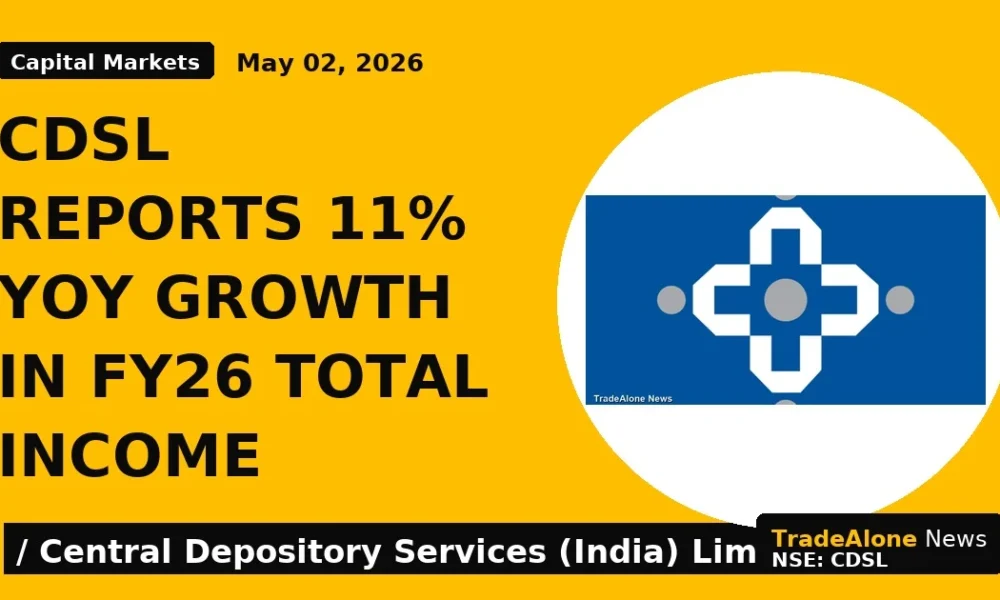 CDSL reports 11% YoY growth in FY26 total income - TradeAlone