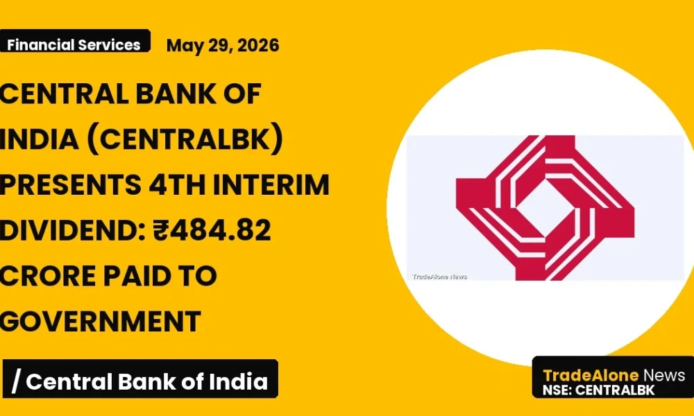 Central Bank of India Centralbk 4th Interim Dividend