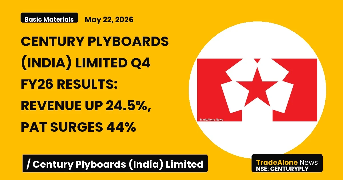 Century Plyboards (india) Limited Q4 FY26 Results