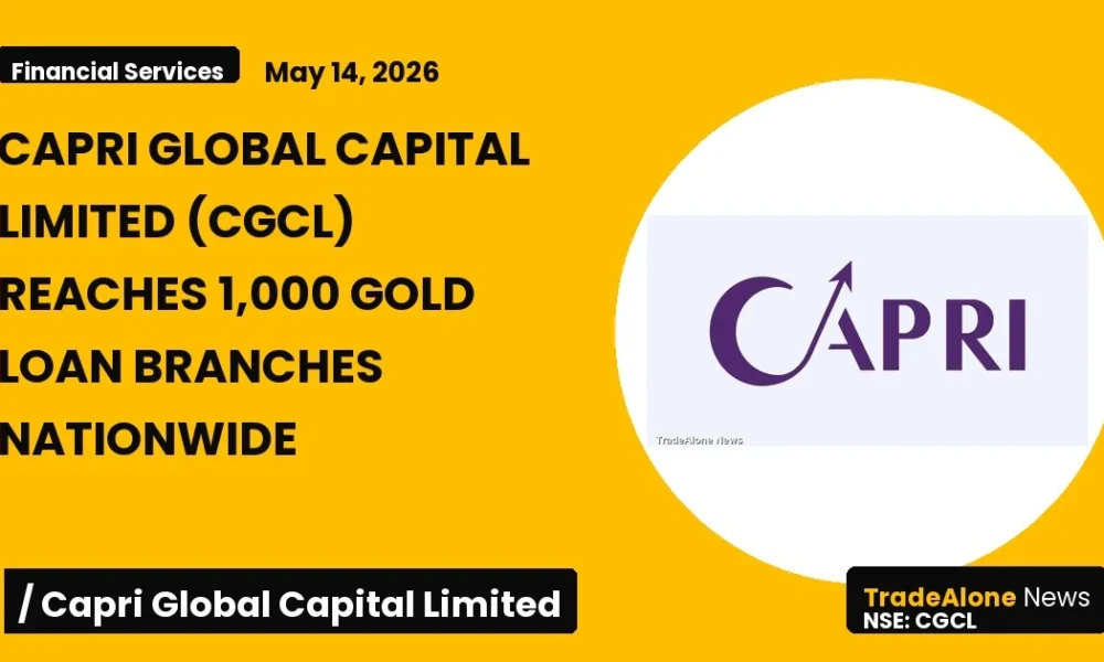 Capri Global Capital Limited CGCL 1,000 Gold Loan Branches