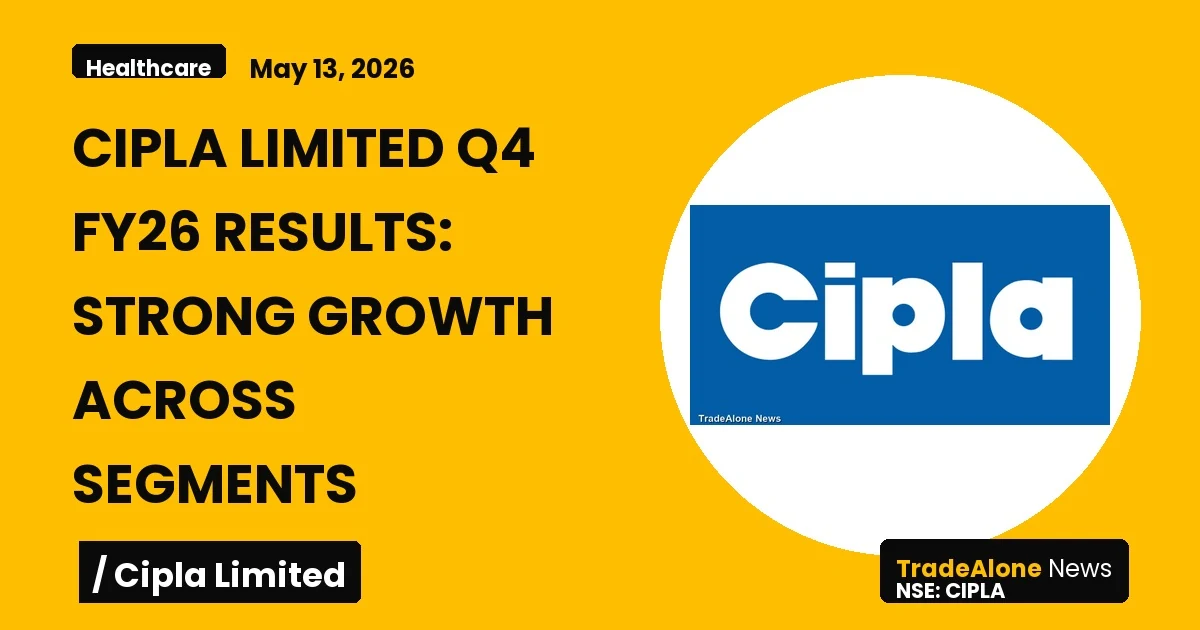 Cipla Limited CIPLA Q4 FY26 Results