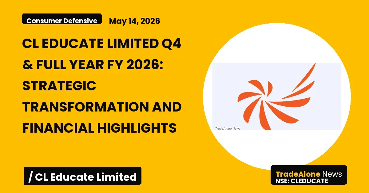 Cl Educate Limited Cleducate Q4 FY26 Results