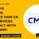 CMS Info Systems Secures ₹400 Cr ATM Services Contract With HDFC Bank - TradeAlone