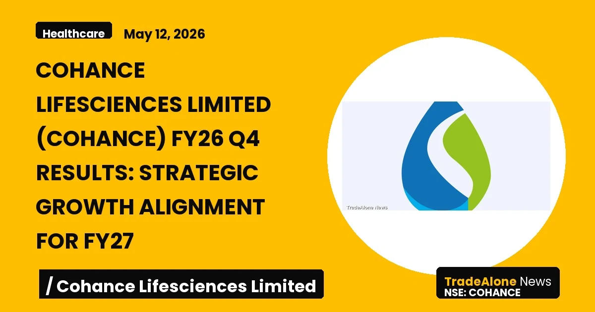 Cohance Lifesciences Limited Cohance Q4 FY26 Results