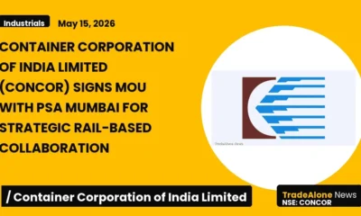 Container Corporation of India Limited Concor May 2026 MOU