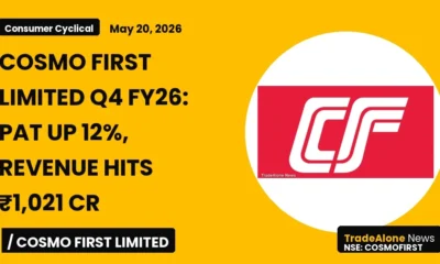 Cosmo FIRST Limited Cosmofirst Q4 FY26 Results