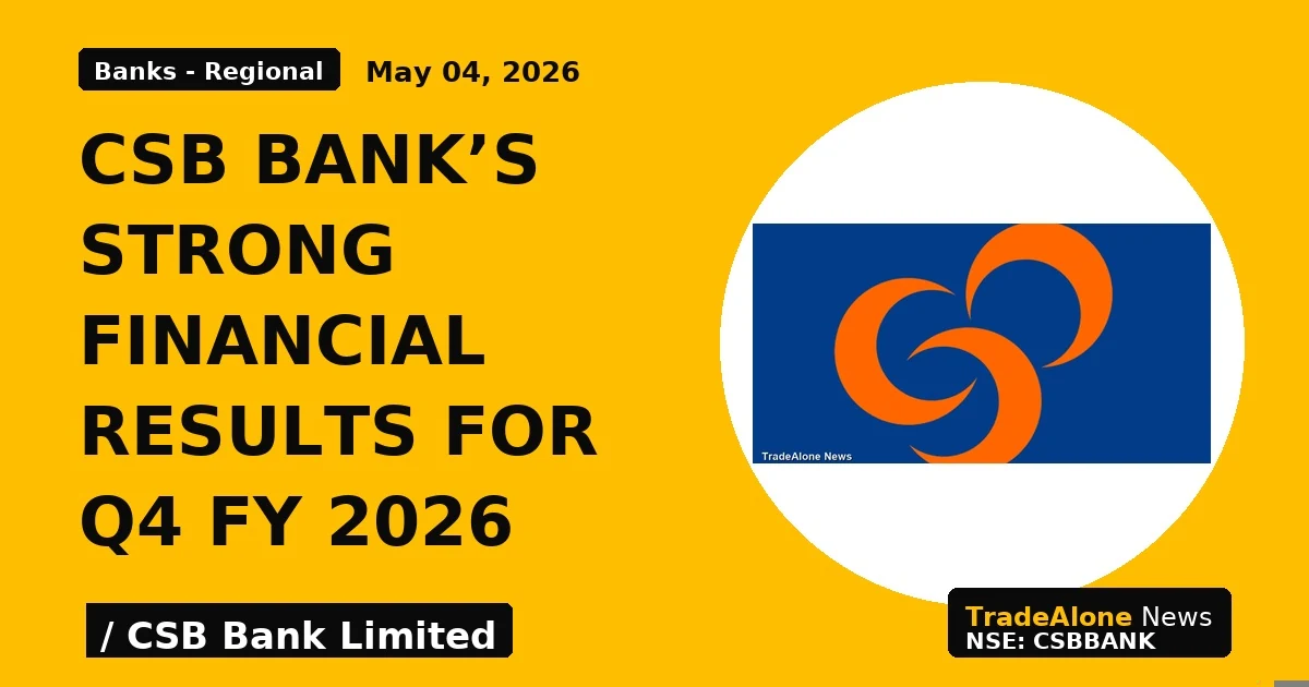 CSB Bank's Strong Financial Results for Q4 FY 2026 - TradeAlone